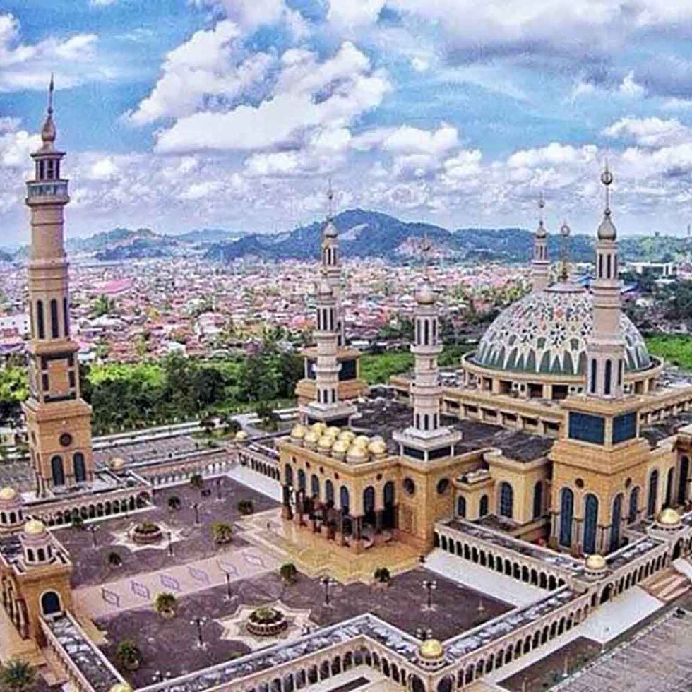 Foto Aerial Masjid Baitul Muttaqin, image instagram/ganangaditama